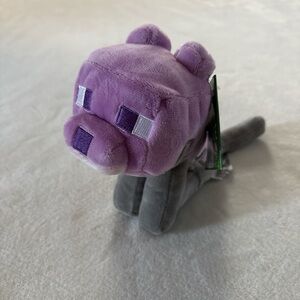 NWT Minecraft Earth Happy Explorer Dyed Purple Jinx Cat 6" Plush